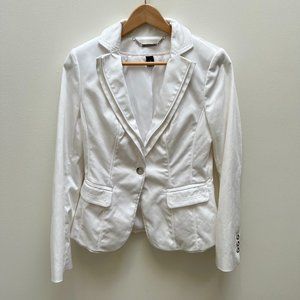 White house black market cotton blazer
